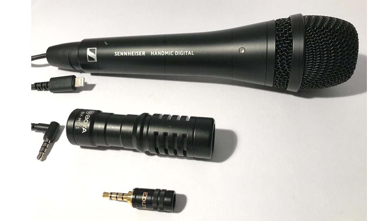 externe Mikrofone unterschiedlicher Größe
